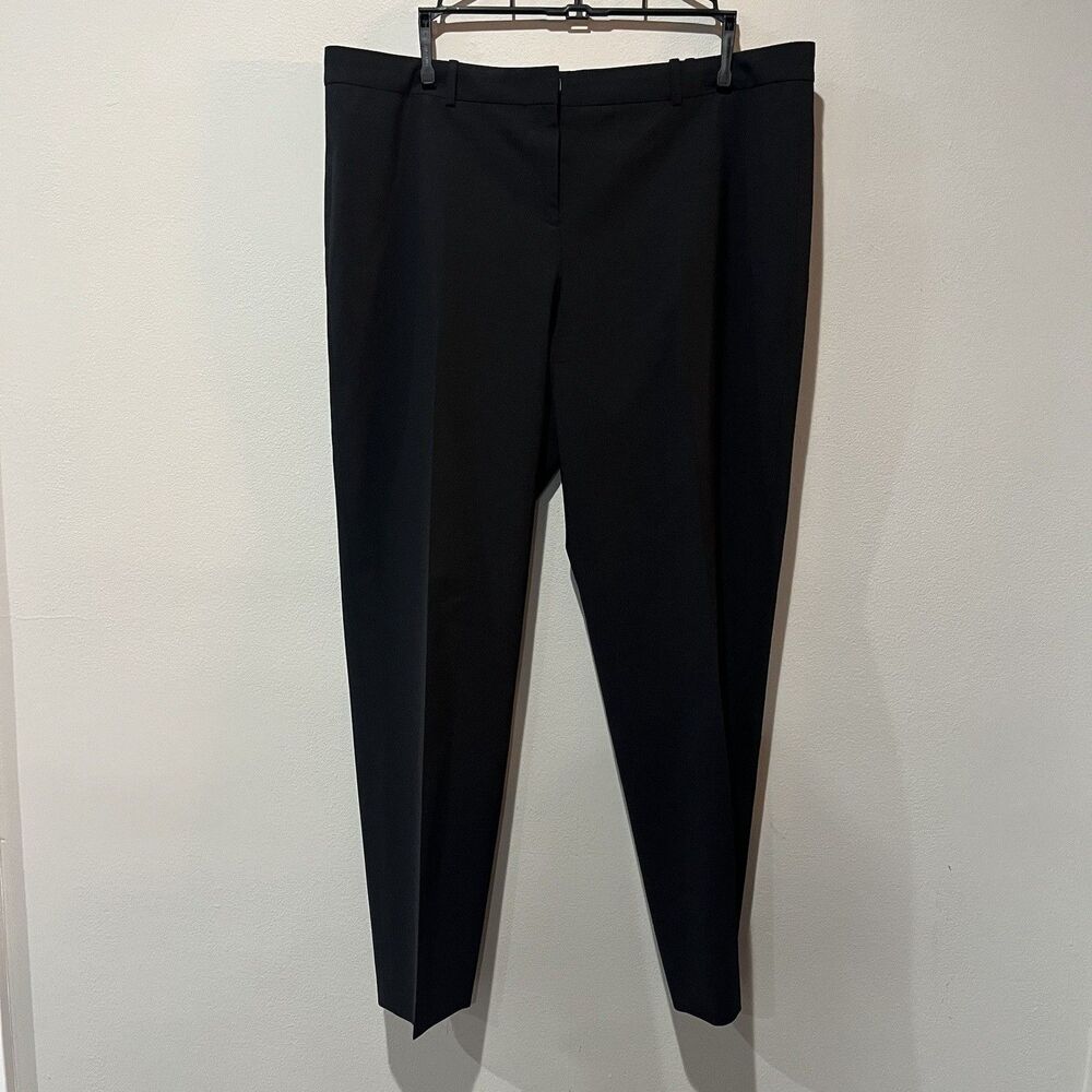 BOSS HUGO‎ BOSS Pants Women's 10 Tiluna Black Wool Classic Office Career Dressy